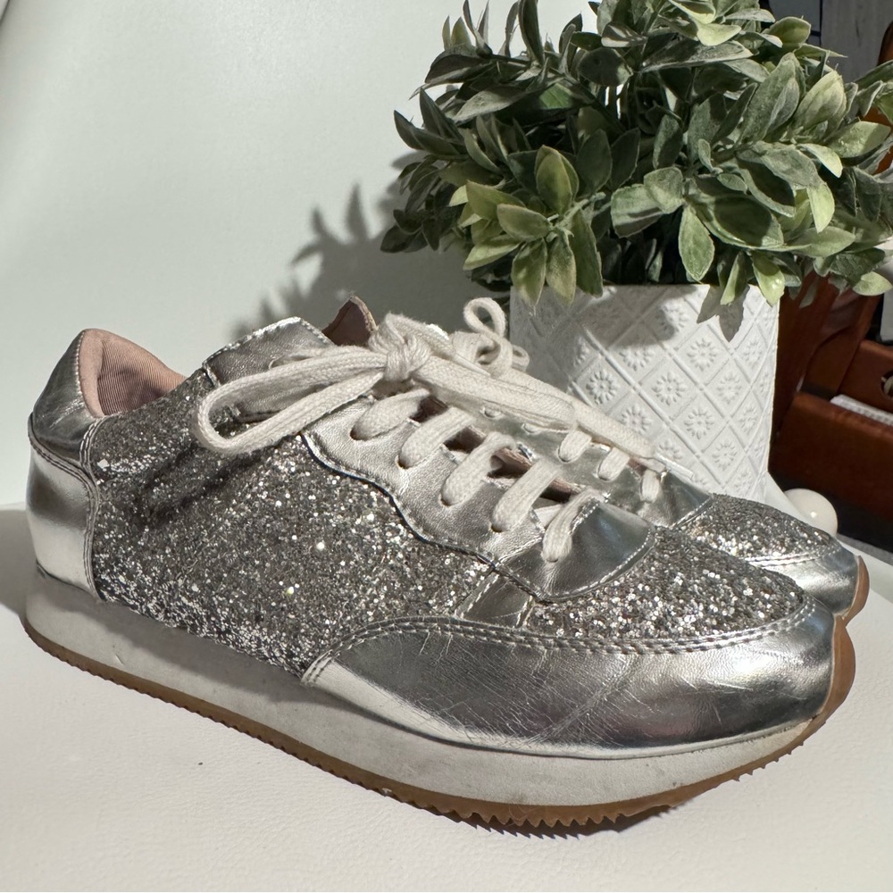 Kate Spade Felicia sparkle sneakers 7.5